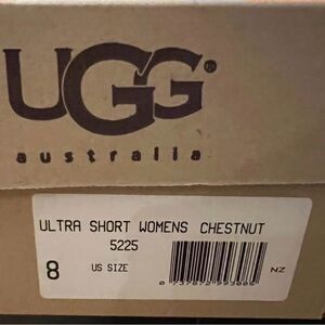 UGG Women's Ultra Short Boots - Chestnut